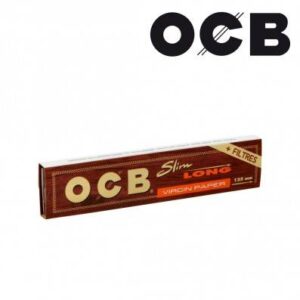 Feuille Slim OCB Long et Carton Non Blanchi