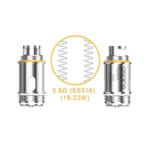 Résistances PockeX 0.6Ω par 5 - Aspire