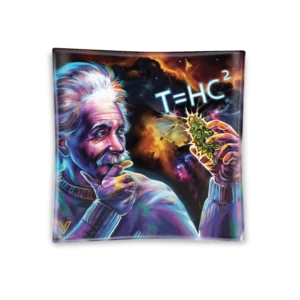 Shatter résistant premium ashtray blazin couleur black hole thc