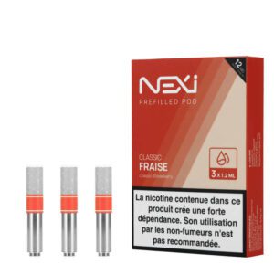 Pack Nexi One x3 Cartouches Fraise 12mg - Aspire