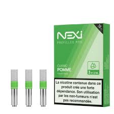 Pack Nexi One x3 Cartouches Pomme 12mg - Aspire