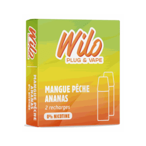 Recharges WILO - 2x2ml - Mangue Pêche Ananas 2%