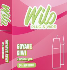 Recharges WILO - 2x2ml - Goyave Kiwi 1%